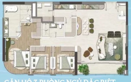 Căn 3PN đặc biệt