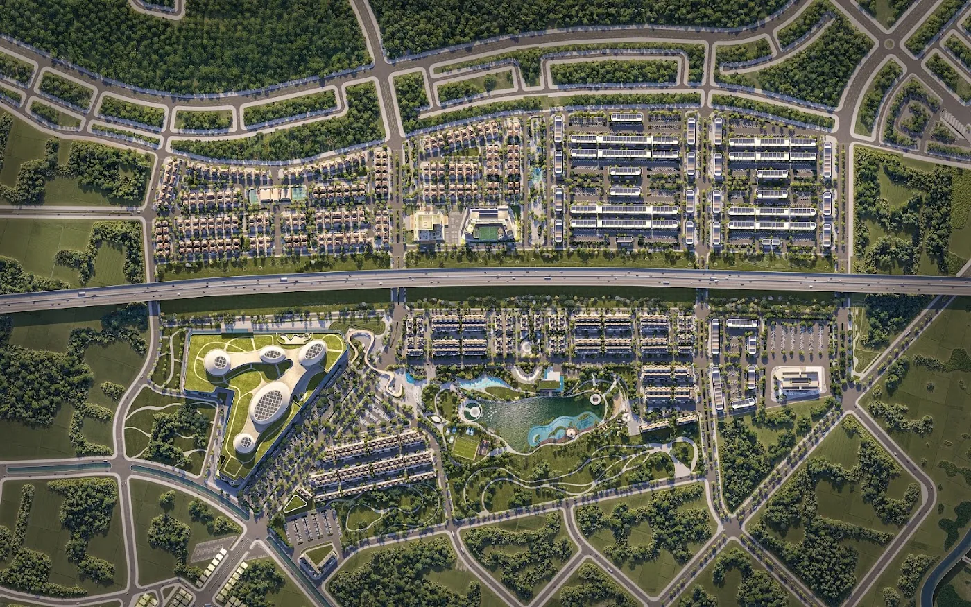 Tổng mặt bằng 85,2 ha